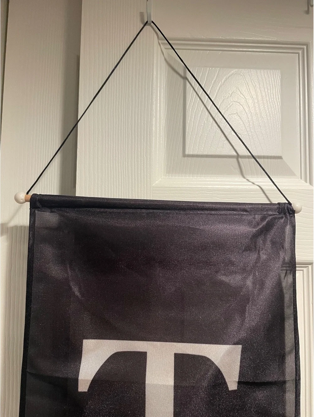 Large Halloween Trick Or Treat Front Door Banner 3 Piece Set Black Fabric New